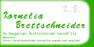 kornelia brettschneider business card
